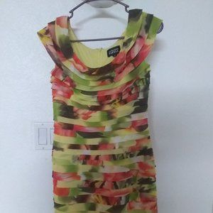 Abstract garden layered dress!!!
